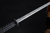 Handmade High Manganese Steel Ink Dragon Chinese Sword With black Sheath - Tophatter Daily Deals