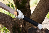 Handmade High Manganese Steel Kim Snow Chinese Knife With Golden Blade - Tophatter Daily Deals