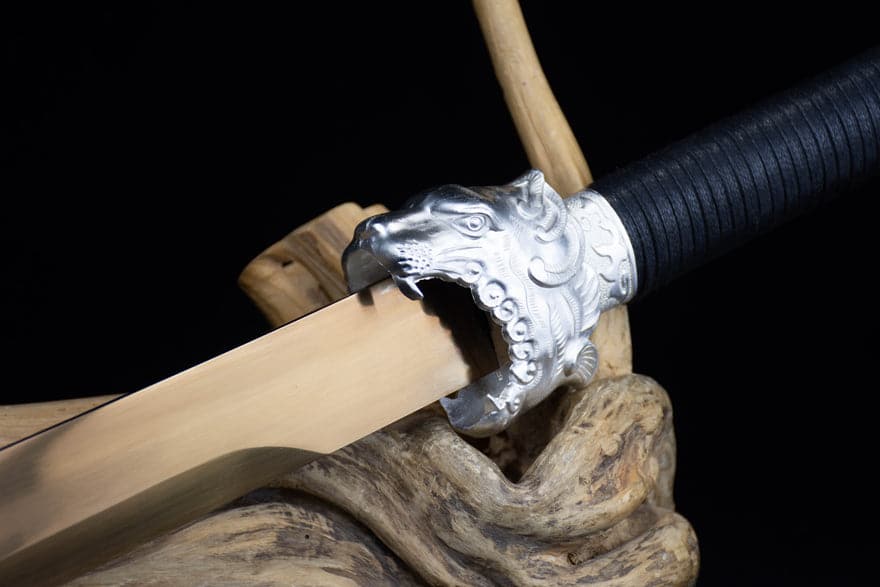 Handmade High Manganese Steel Kim Snow Chinese Knife With Golden Blade - Tophatter Daily Deals