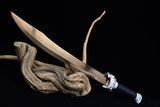 Handmade High Manganese Steel Kim Snow Chinese Knife With Golden Blade - Tophatter Daily Deals