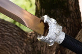 Handmade High Manganese Steel Kim Snow Chinese Knife With Golden Blade - Tophatter Daily Deals