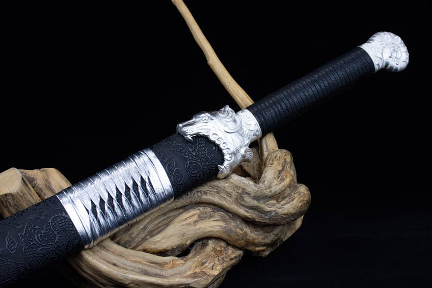 Handmade High Manganese Steel Kim Snow Chinese Knife With Golden Blade - Tophatter Daily Deals