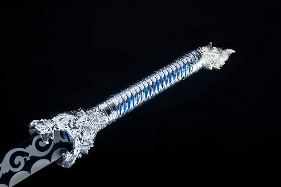Handmade High Manganese Steel Snow Wolf Tang Sword - Tophatter Daily Deals