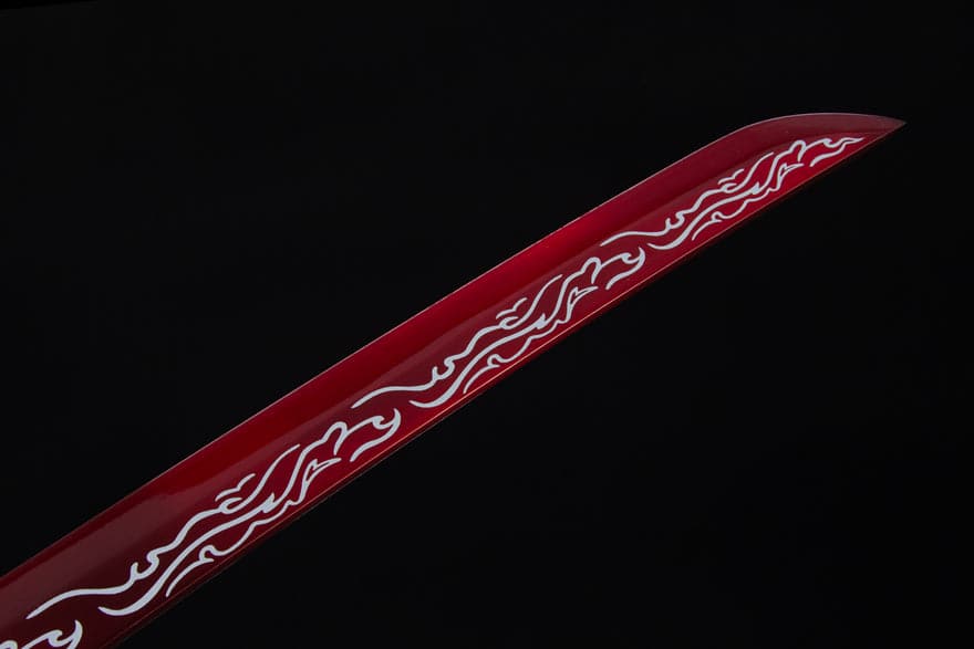 Handmade High-performance Manganese steel Chinese Sword With Red Blade - Tophatter Daily Deals