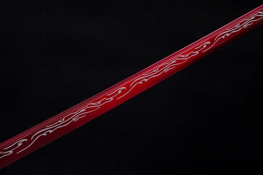 Handmade High-performance Manganese steel Chinese Sword With Red Blade - Tophatter Daily Deals