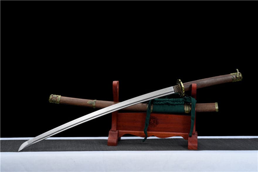 Handmade Japanese Tachi Odachi Clear Shadow Pattern Steel Imported rosewood - Tophatter Daily Deals