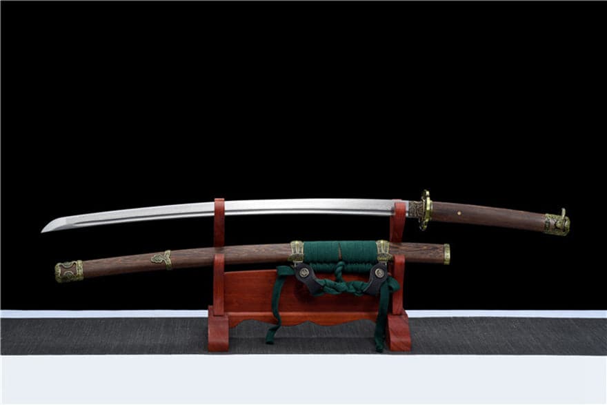 Handmade Japanese Tachi Odachi Clear Shadow Pattern Steel Imported rosewood - Tophatter Daily Deals