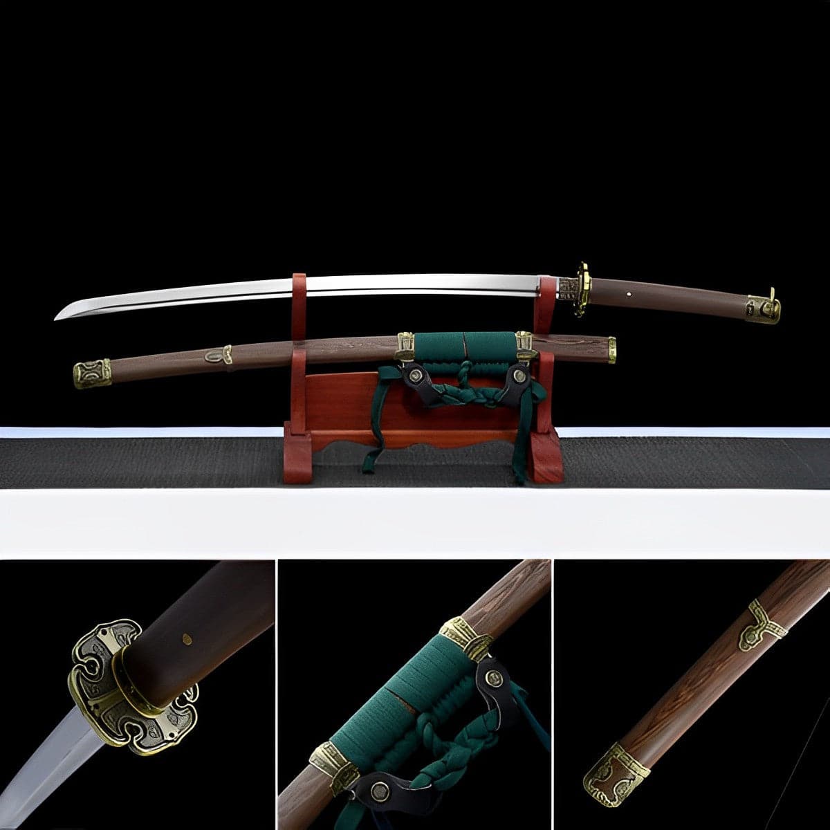 Handmade Japanese Tachi Odachi Clear Shadow Pattern Steel Imported rosewood - Tophatter Daily Deals