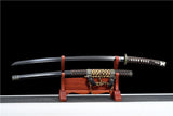 Handmade Japanese Tachi Odachi Dark Shadow High Carbon Steel Blackened blades - Tophatter Daily Deals