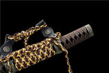 Handmade Japanese Tachi Odachi Dark Shadow High Carbon Steel Blackened blades - Tophatter Daily Deals