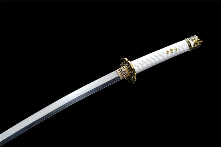 Handmade Japanese Tachi Odachi Golden Cherry 9260 Spring Steel Two-color alloy cherry blossom - Tophatter Daily Deals