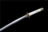 Handmade Japanese Tachi Odachi Golden Cherry 9260 Spring Steel Two-color alloy cherry blossom - Tophatter Daily Deals