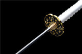 Handmade Japanese Tachi Odachi Golden Cherry 9260 Spring Steel Two-color alloy cherry blossom - Tophatter Daily Deals