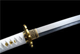 Handmade Japanese Tachi Odachi Golden Cherry 9260 Spring Steel Two-color alloy cherry blossom - Tophatter Daily Deals