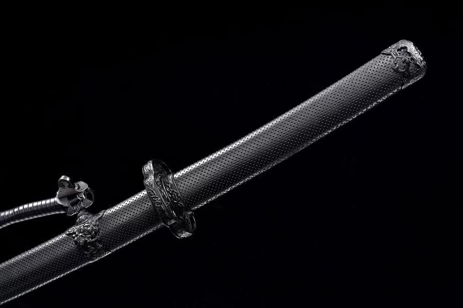 Handmade Japanese Tachi Odachi High Manganese Steel Blade blackening process - Tophatter Daily Deals