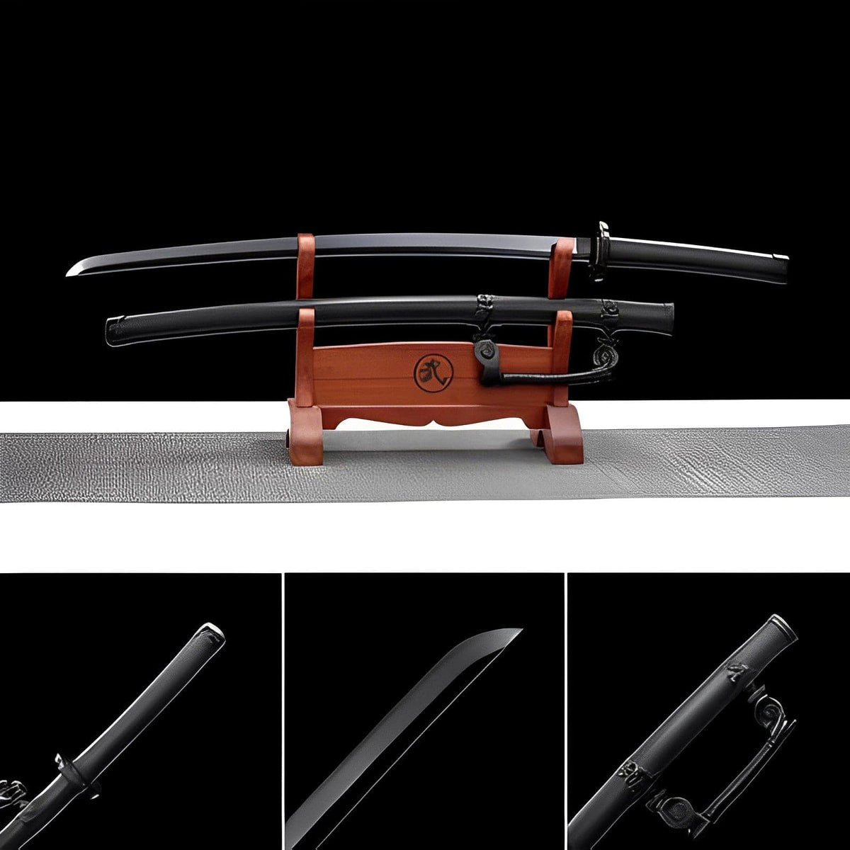 Handmade Japanese Tachi Odachi High Manganese Steel Blade blackening process - Tophatter Daily Deals