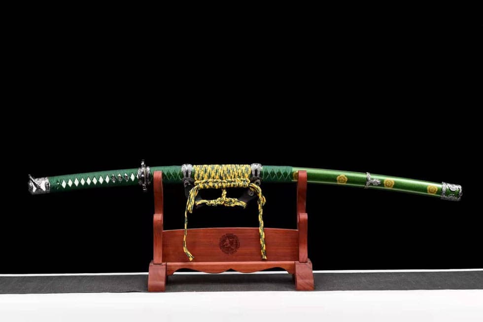 Handmade Japanese Tachi Odachi Ikeda High Performance 9260 Spring Steel Alloy Sakura Fittings - Tophatter Daily Deals