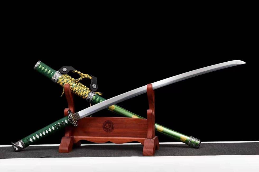 Handmade Japanese Tachi Odachi Ikeda High Performance 9260 Spring Steel Alloy Sakura Fittings - Tophatter Daily Deals