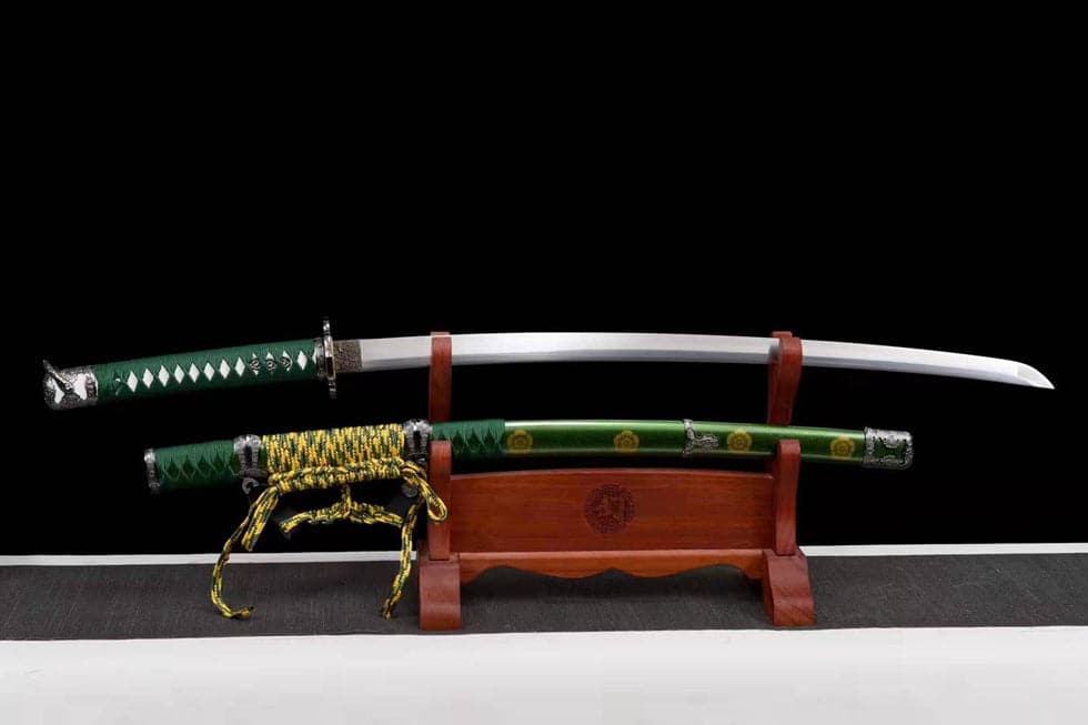 Handmade Japanese Tachi Odachi Ikeda High Performance 9260 Spring Steel Alloy Sakura Fittings - Tophatter Daily Deals