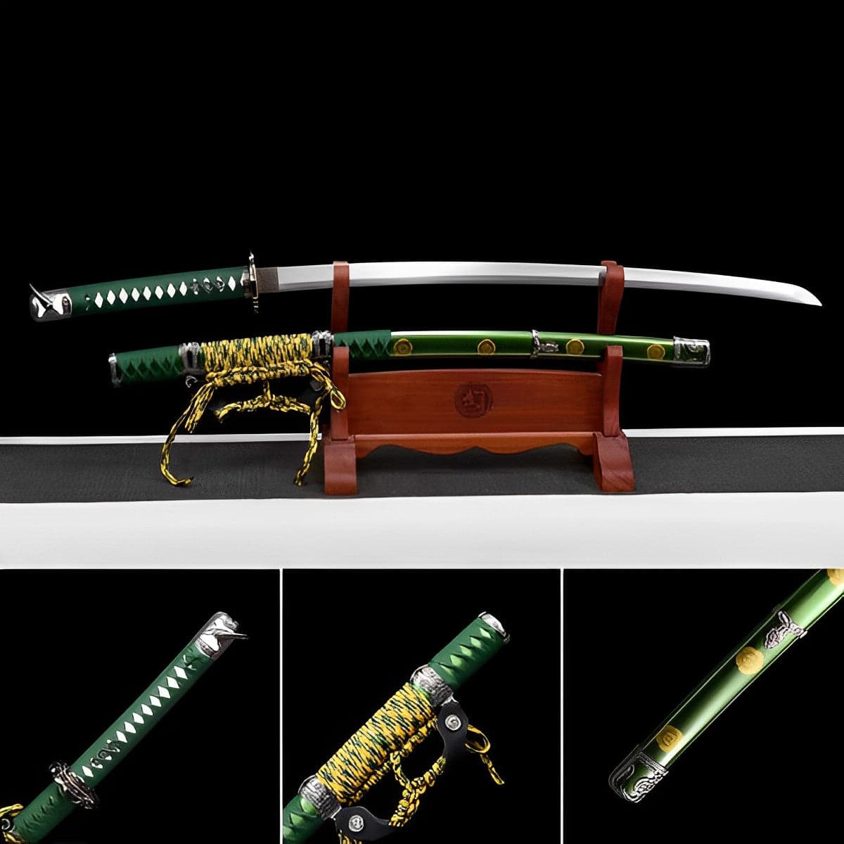 Handmade Japanese Tachi Odachi Ikeda High Performance 9260 Spring Steel Alloy Sakura Fittings - Tophatter Daily Deals