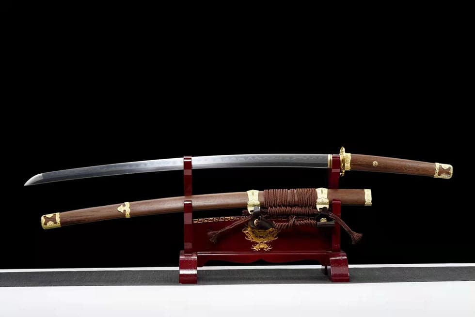 Handmade Japanese Tachi Odachi 金耀 T10 Carbon steel Import rosewood - Tophatter Daily Deals