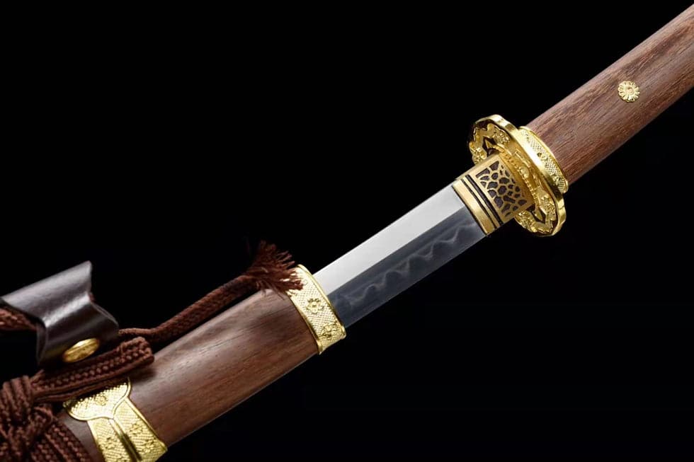 Handmade Japanese Tachi Odachi 金耀 T10 Carbon steel Import rosewood - Tophatter Daily Deals
