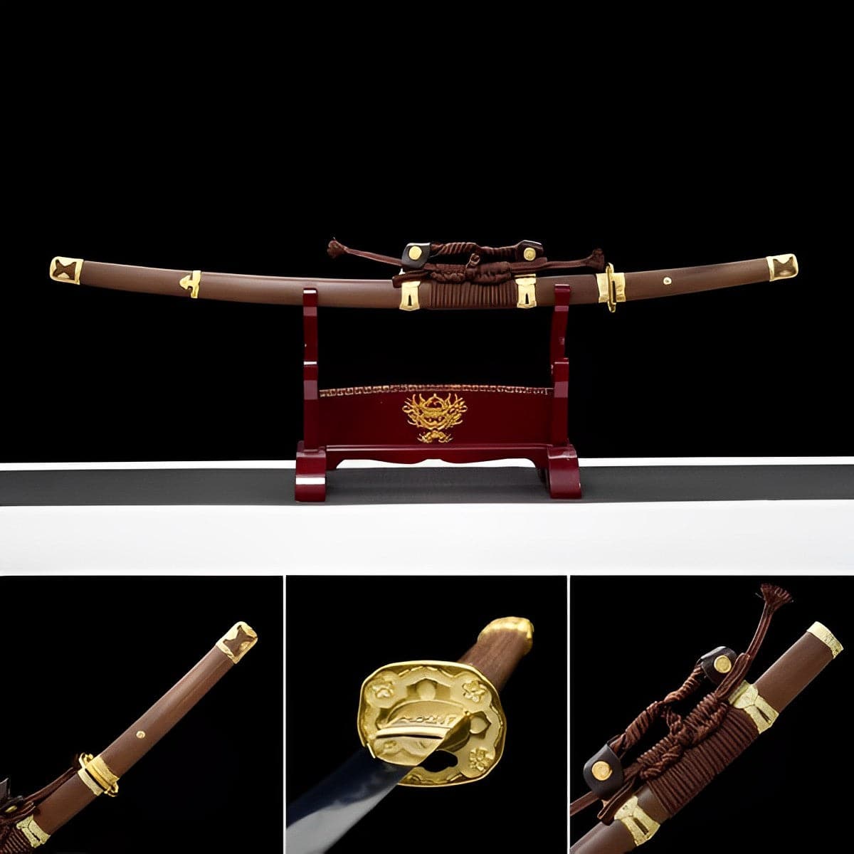 Handmade Japanese Tachi Odachi 金耀 T10 Carbon steel Import rosewood - Tophatter Daily Deals
