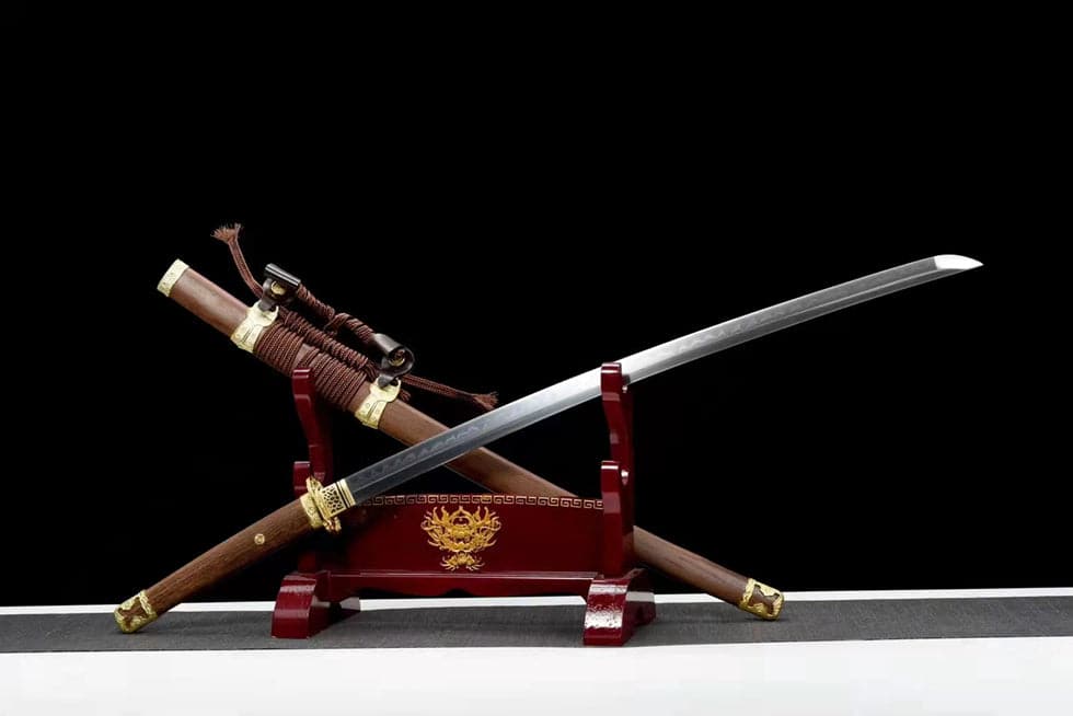 Handmade Japanese Tachi Odachi 金耀 T10 Carbon steel Import rosewood - Tophatter Daily Deals