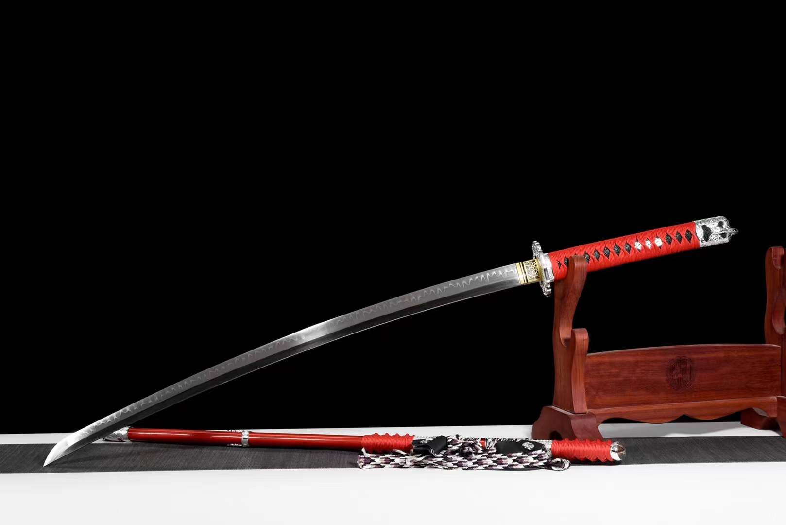 Handmade Japanese Tachi Odachi 家康 T10 Mirror grinding - Tophatter Daily Deals