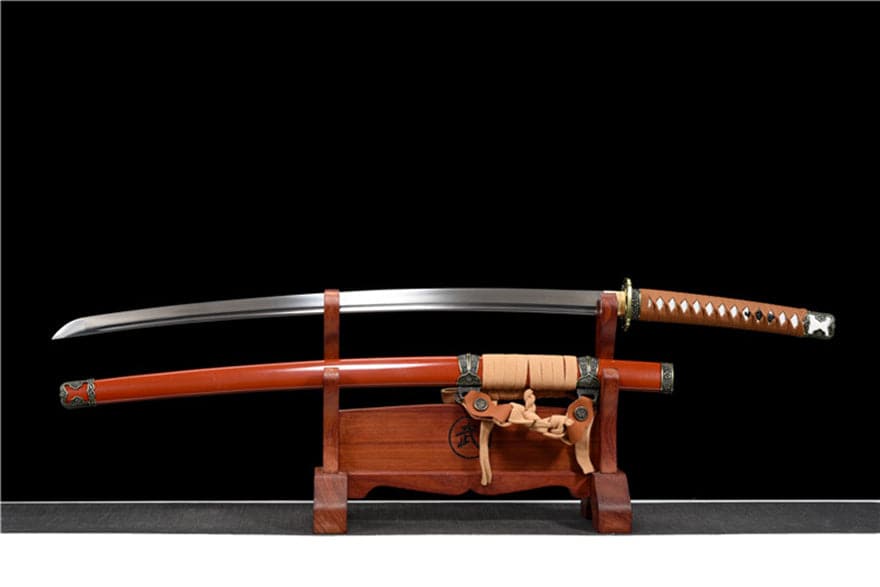 Handmade Japanese Tachi Odachi Yoshida 9260 Spring Steel Full Tang - Tophatter Daily Deals