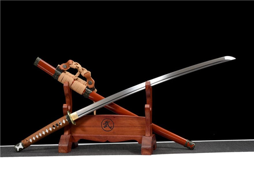 Handmade Japanese Tachi Odachi Yoshida 9260 Spring Steel Full Tang - Tophatter Daily Deals