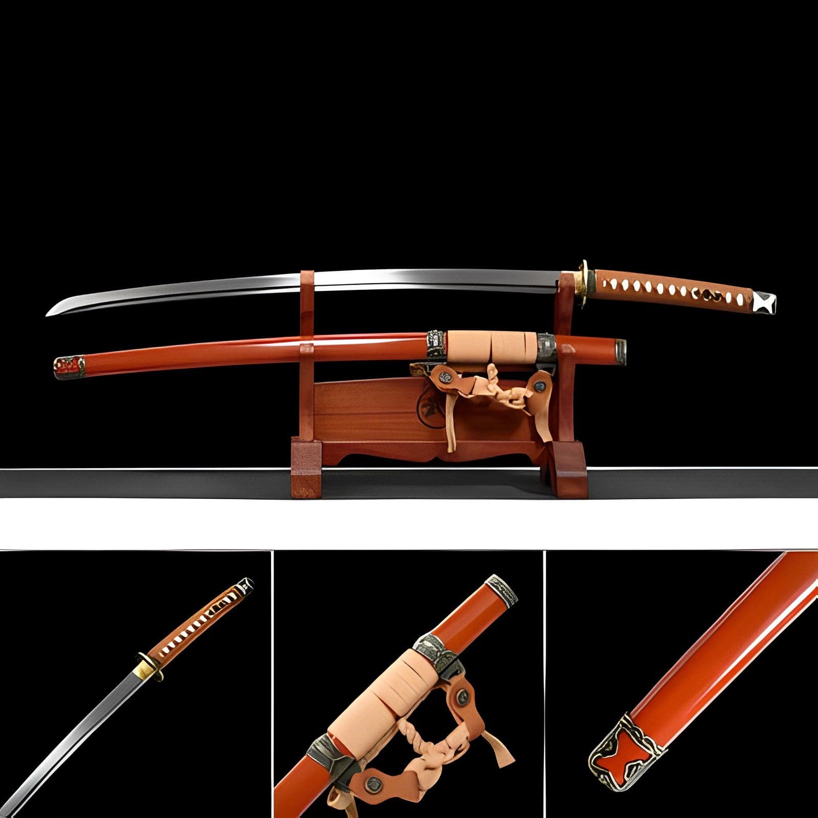 Handmade Japanese Tachi Odachi Yoshida 9260 Spring Steel Full Tang - Tophatter Daily Deals