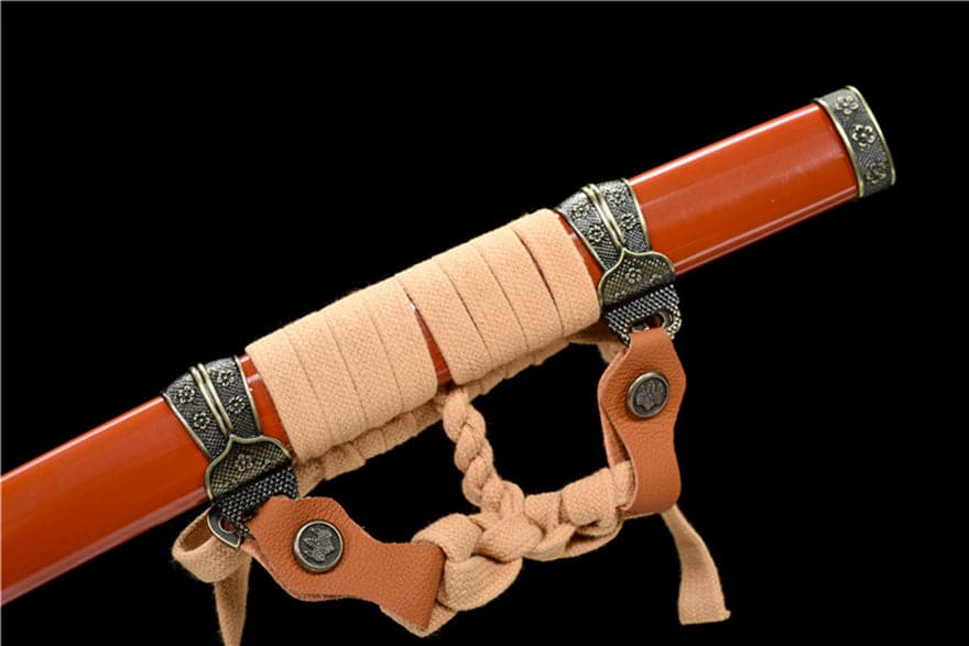 Handmade Japanese Tachi Odachi Yoshida 9260 Spring Steel Full Tang - Tophatter Daily Deals