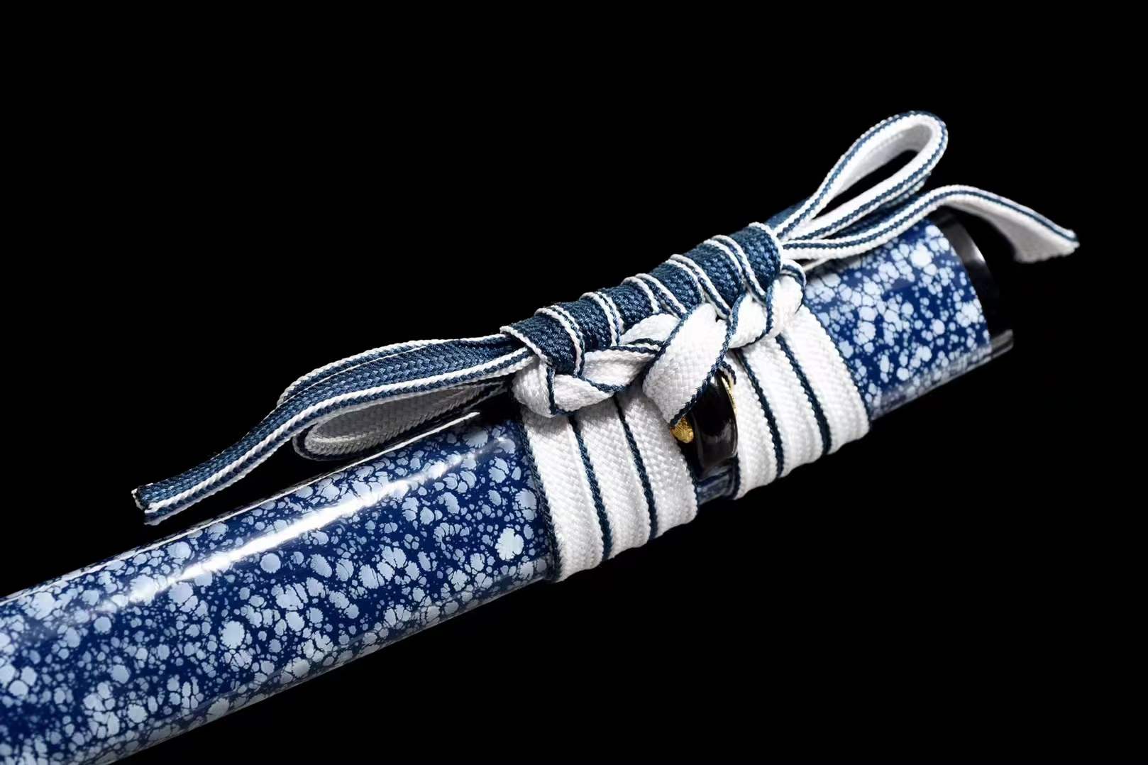 Handmade Japanese Wakizashi Begonia Short Sword T10 burned edge - Tophatter Daily Deals