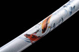 Handmade Japanese Wakizashi 魚 Short Sword Manganese Steel - Tophatter Daily Deals