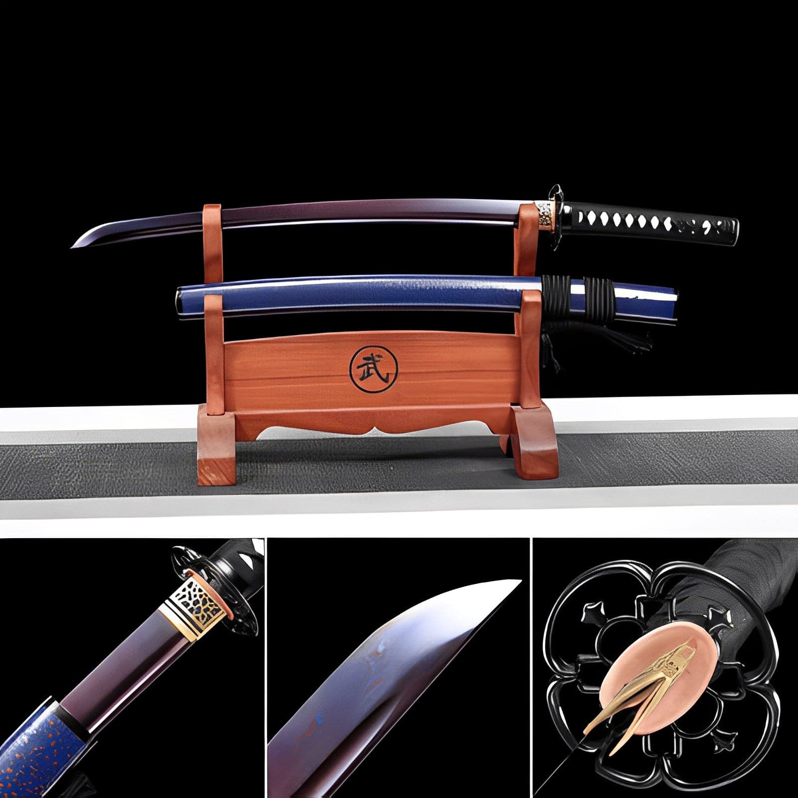 Handmade Japanese Wakizashi Vault Short Sword Damascus Steel - Tophatter Daily Deals
