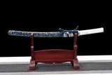Handmade Japanese Wakizashi Water T10 Carbon steel Turns the soil to burn blade - Tophatter Daily Deals