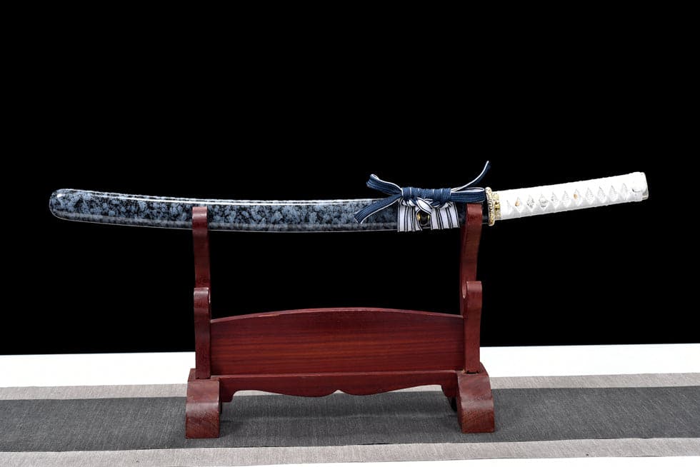 Handmade Japanese Wakizashi Water T10 Carbon steel Turns the soil to burn blade - Tophatter Daily Deals