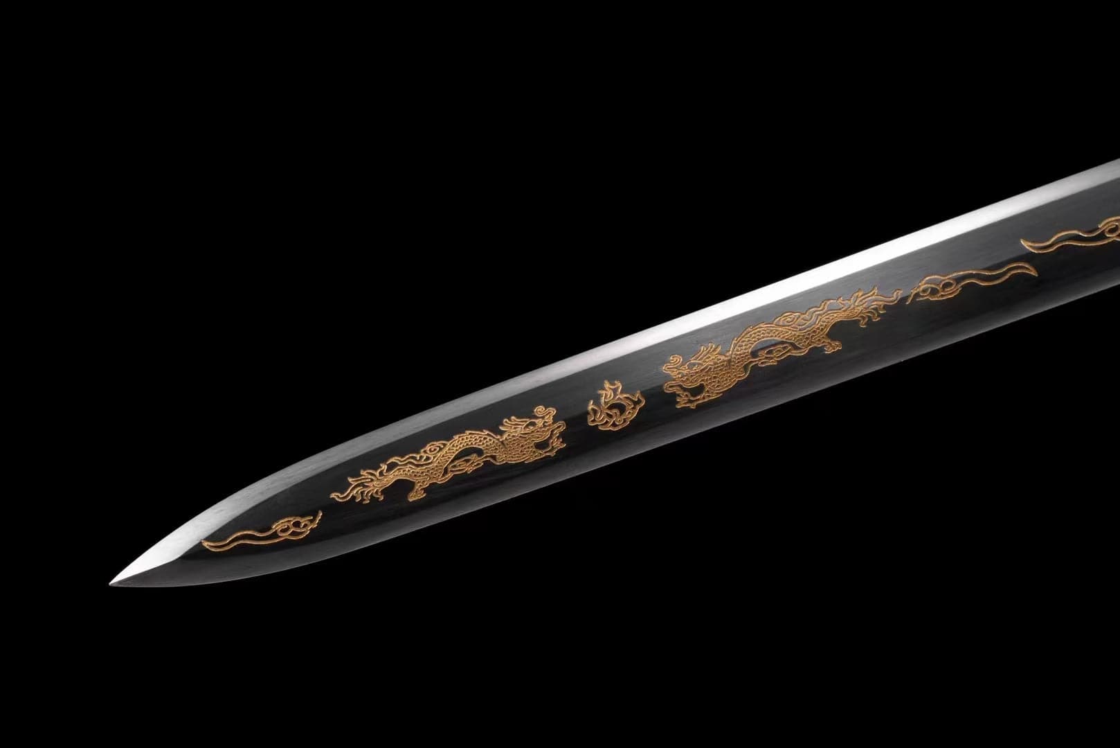 Handmade Manganese Steel Dragon King Chinese Sword - Tophatter Daily Deals