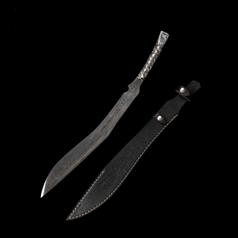 Handmade Nepal Pattern Steel Integral forging - Tophatter Daily Deals