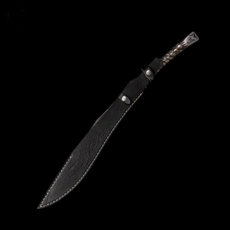 Handmade Nepal Pattern Steel Integral forging - Tophatter Daily Deals