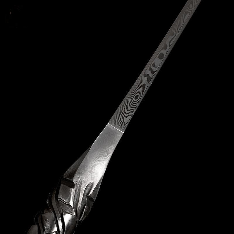 Handmade Nepal Pattern Steel Integral forging - Tophatter Daily Deals