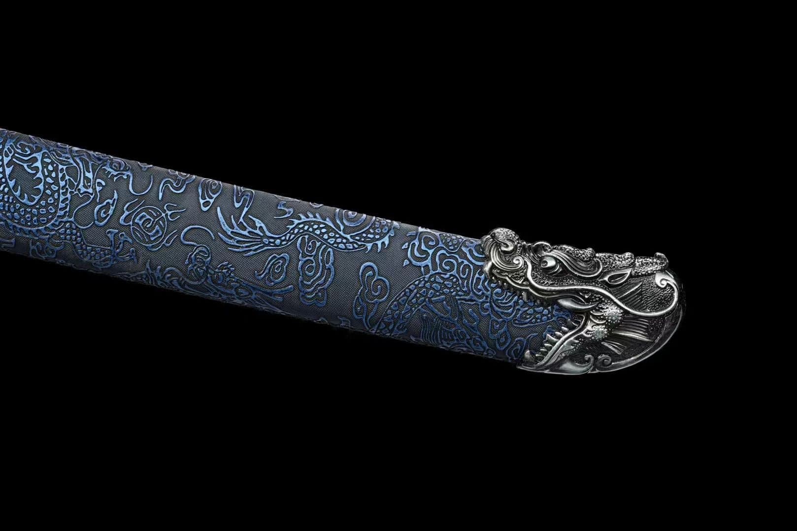 Handmade One Body Yellow Dragon Baked gold blades - Tophatter Daily Deals