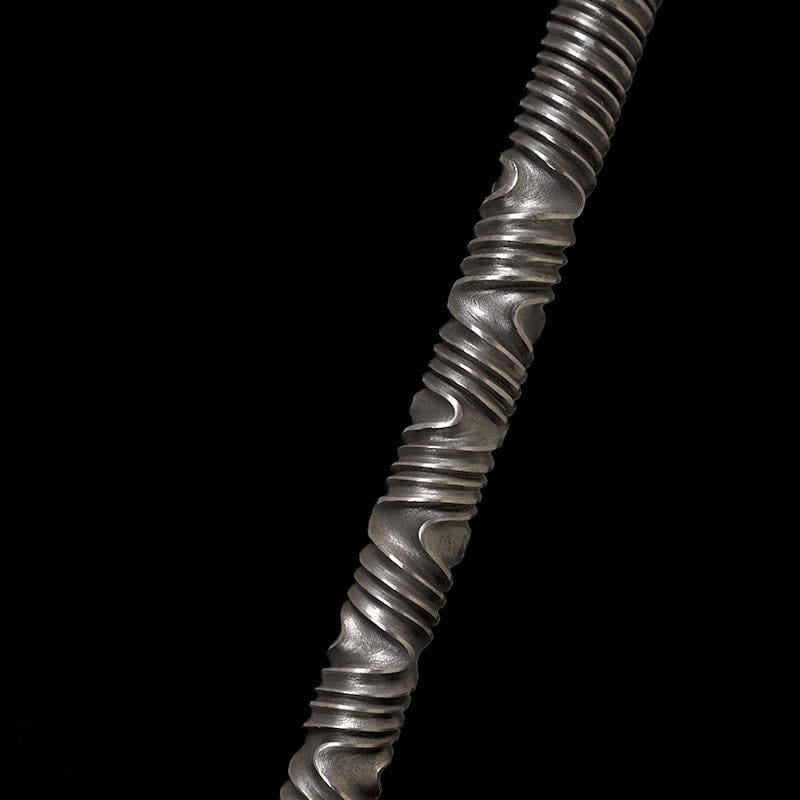 Handmade 马槊 Pattern Steel One-piece forging - Tophatter Daily Deals