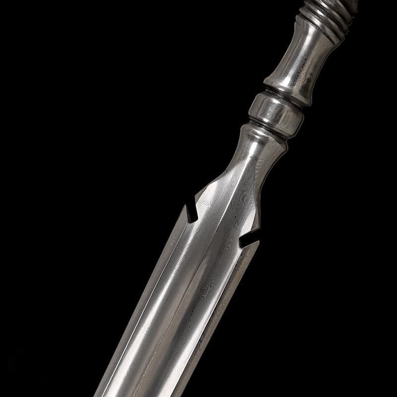 Handmade 马槊 Pattern Steel One-piece forging - Tophatter Daily Deals