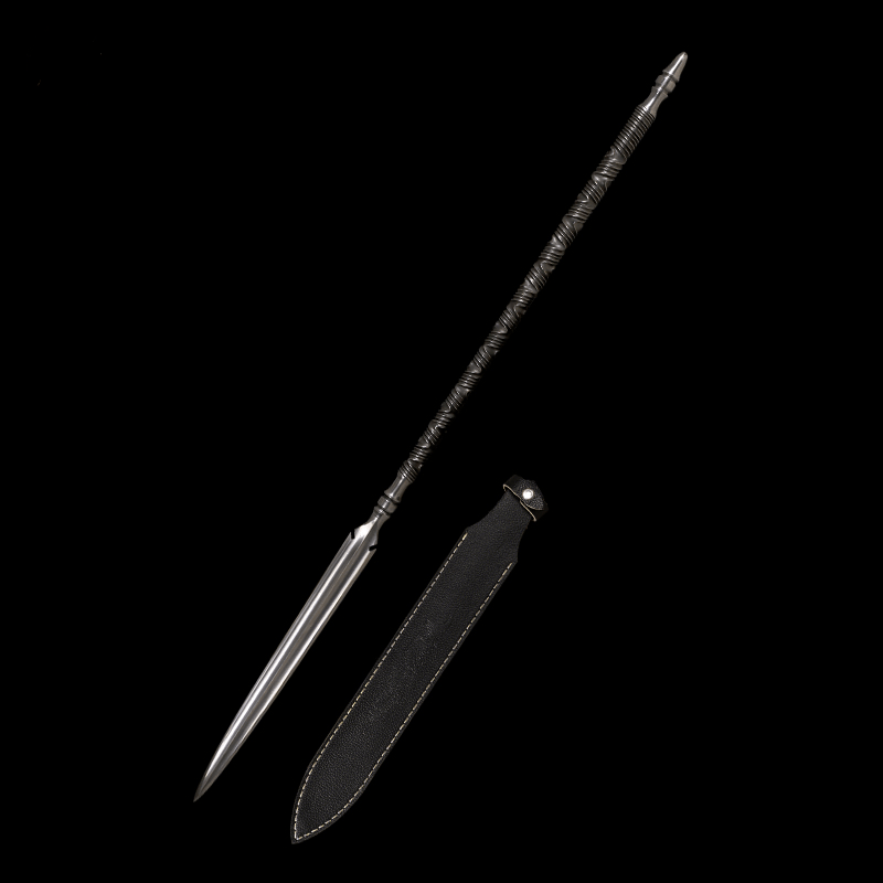 Handmade 马槊 Pattern Steel One-piece forging - Tophatter Daily Deals