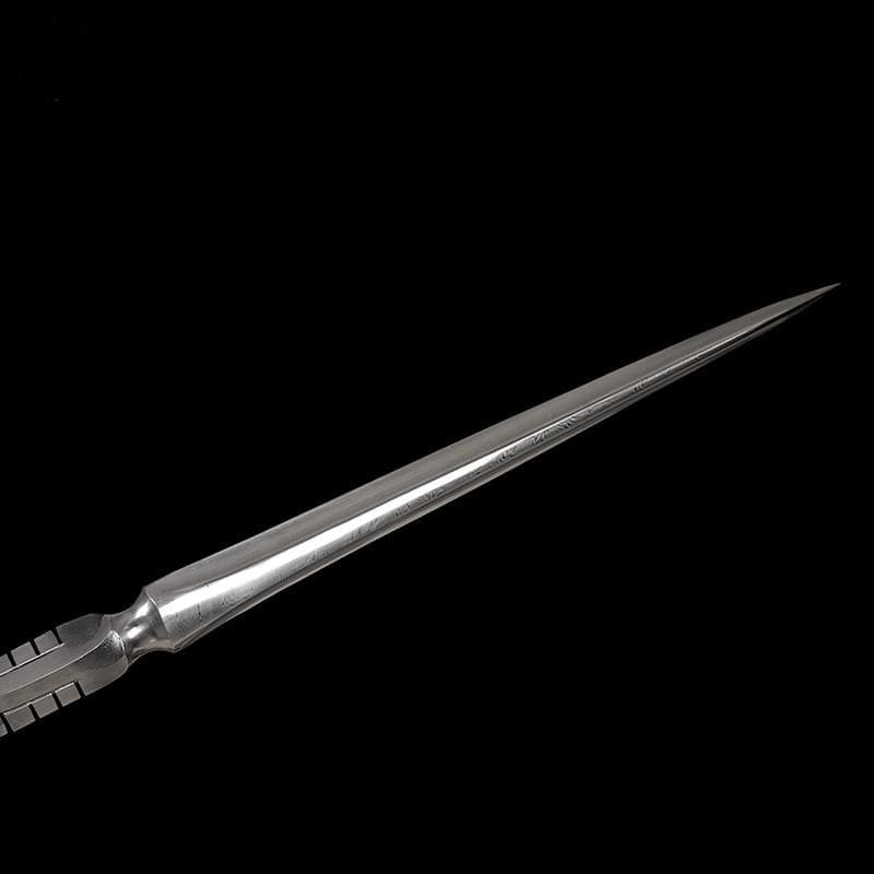 Handmade Three-edged Pattern Steel One-piece forging - Tophatter Daily Deals