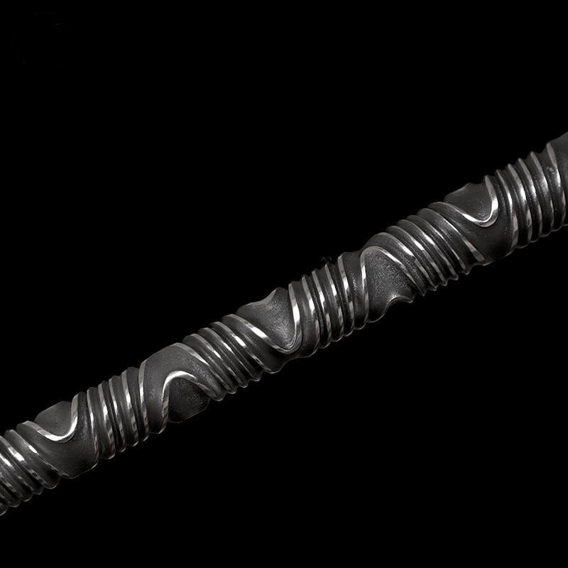 Handmade Three-edged Pattern Steel One-piece forging - Tophatter Daily Deals