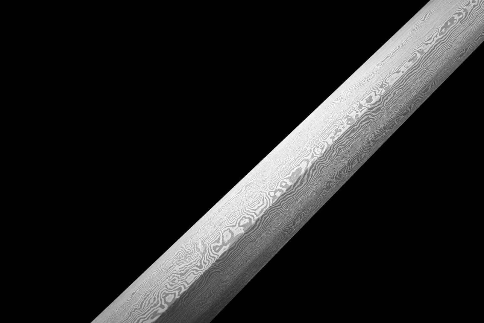 Handmade Phantom Sword Damascus Steel One-piece forging - Tophatter Daily Deals