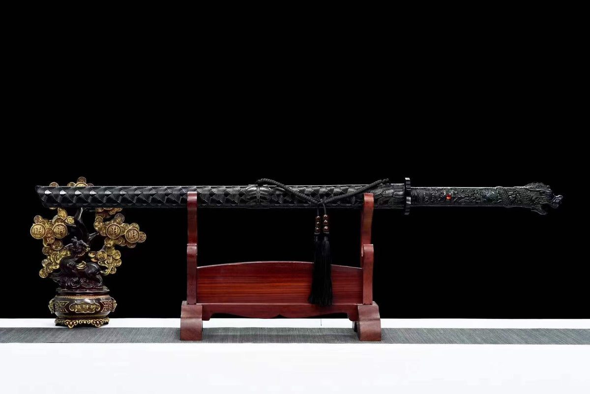 Handmade Phoenix Feather War Sword Chinese Sword - Tophatter Daily Deals